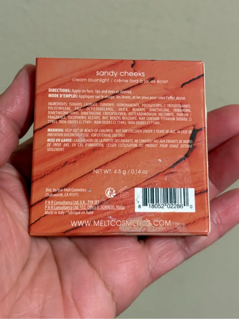 Melt Cosmetics Cream Blushlight — Sandy Cheeks Like New I Just Swatch Once .